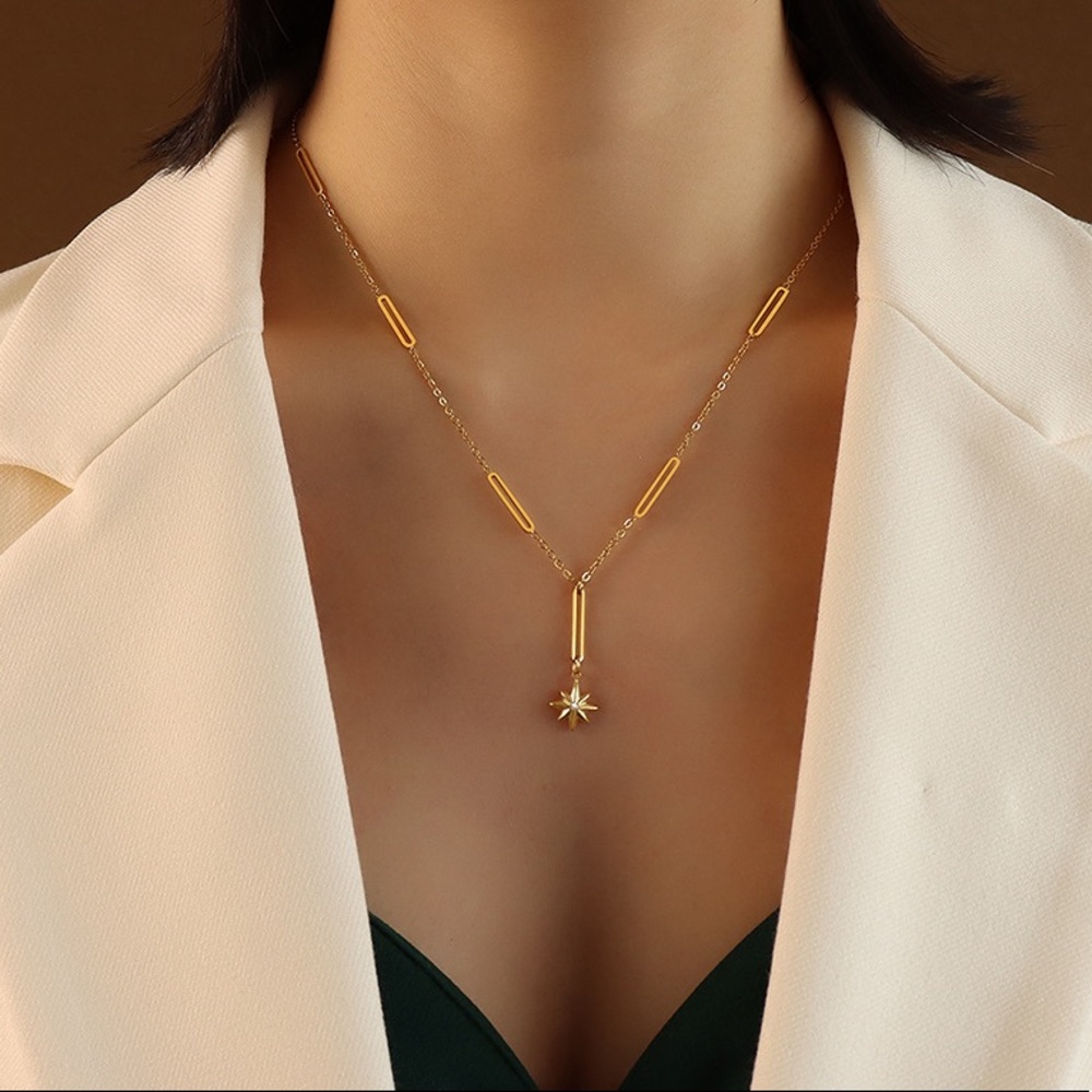 Dainty 14ct Gold Plated Star Necklace